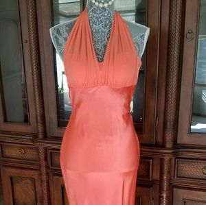 EUC CACHE CoralHalterDress🌹